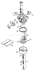 Page A Diagram and Parts List for 0501-0  Briggs and Stratton Pressure Washer